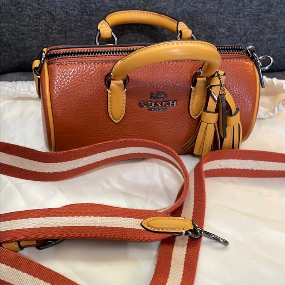 Coach Lacey barrel Crossbody Bag with Adjustable Strap